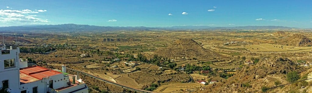 foto panorámica desde Mojácar