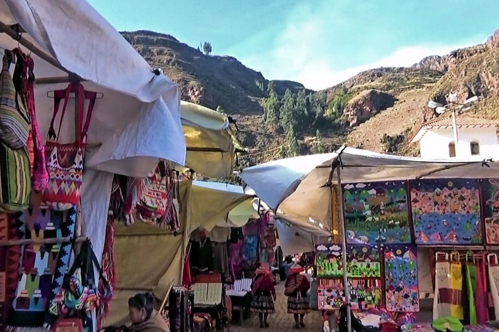 Mercado artesanal de Pisac