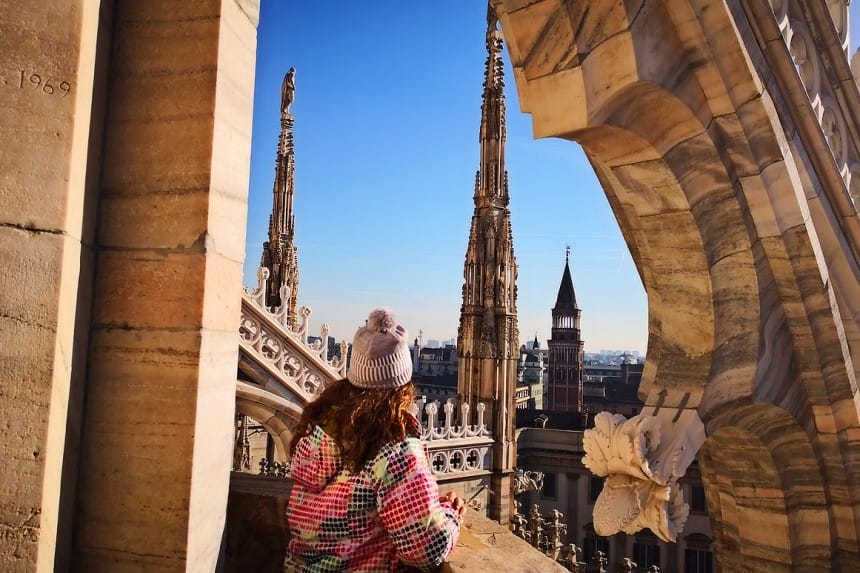 Terraza del Duomo de Milán