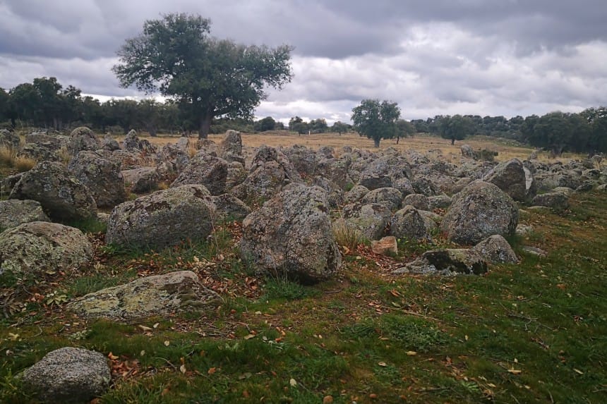 campo de piedras hincadas