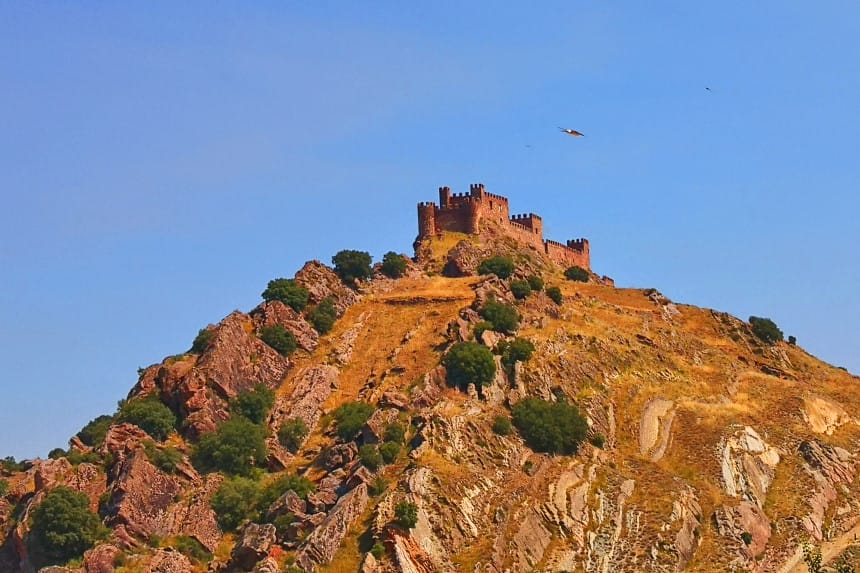 Vistas del Castillo de Riba de Santiuste