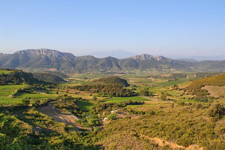 ruta al castillo de Quéribus desde Perpignan