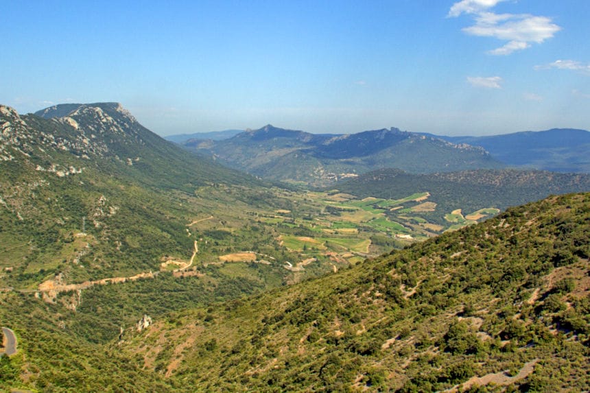 Vista del castillo de Peyrepertuse