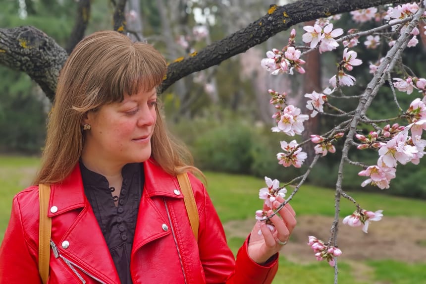 Los Almendros en Flor de la Quinta de los Molinos