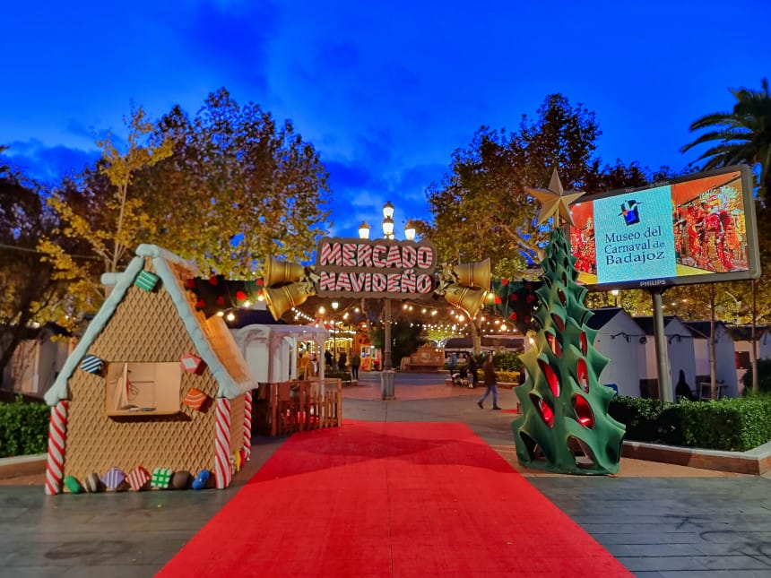 mercados navideños de Badajoz